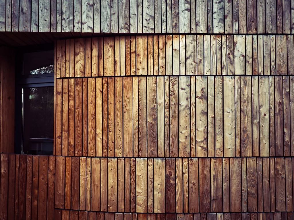 Blockwork and hoop pine